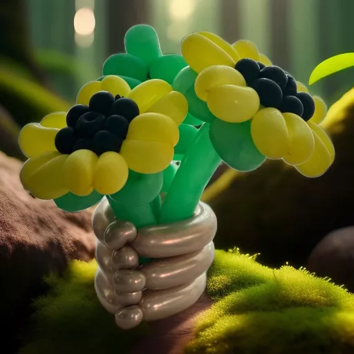 Sunflower Balloons In vase