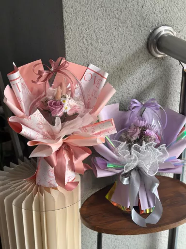Heart In Bloom Soap Bouquet (Soap Flower)