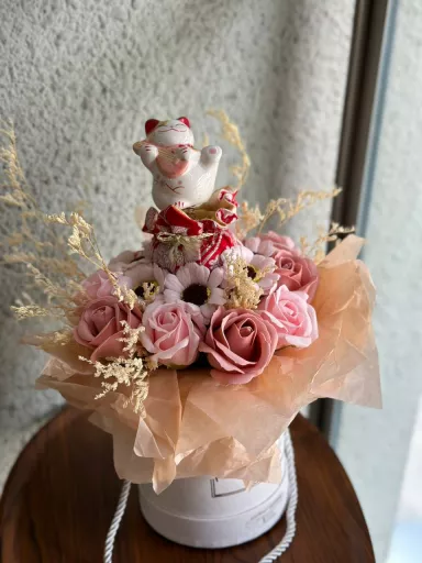 Dancing Fortune Soap Flower Basket (Soap Flower)