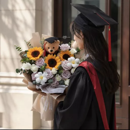 Golden Honours Graduation Bouquet