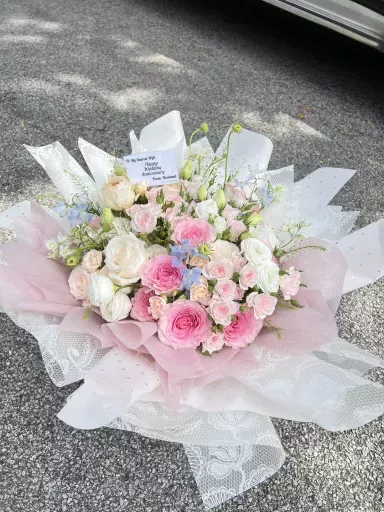 Blush Pink Garden Romance Bouquet