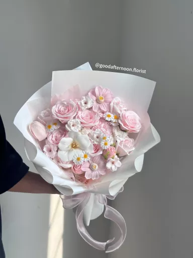 pink soap flower JB 粉色系香皂花束