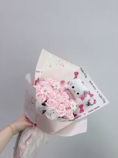 HELLO KITTY SOAP ROSE BOUQUET