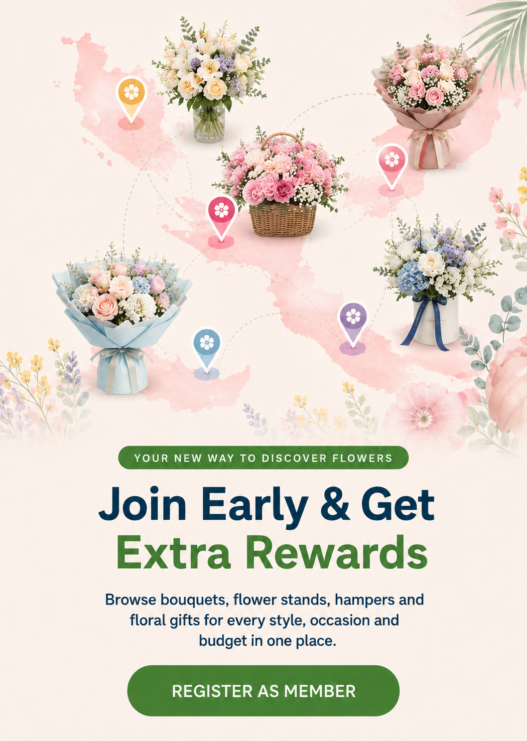 Flower Hub mobile banner 2
