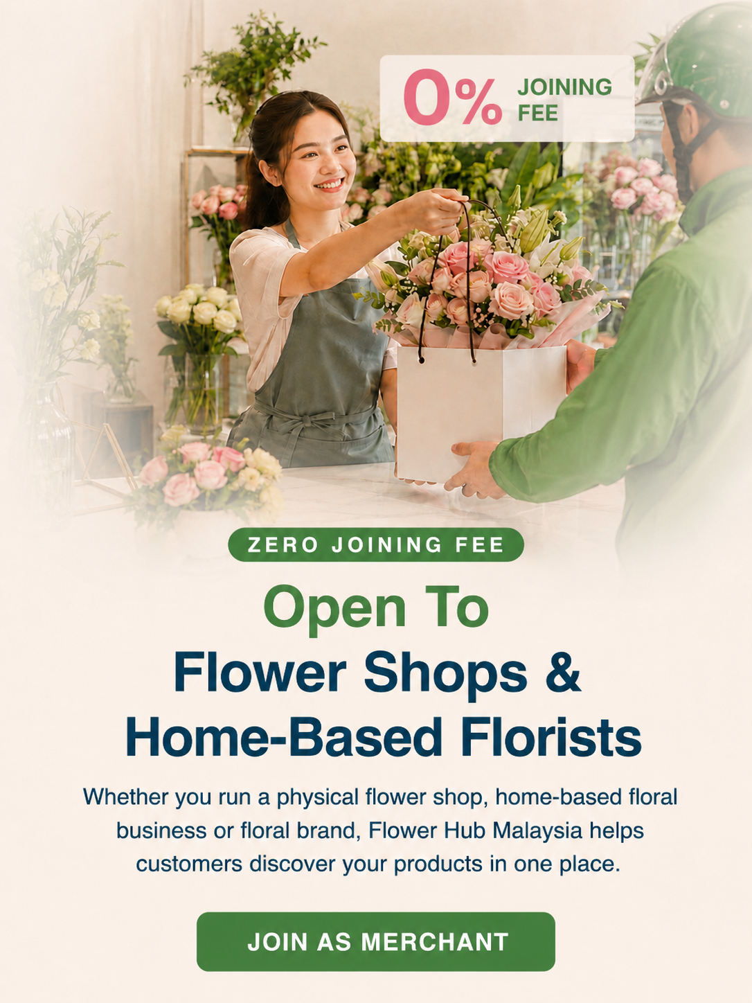 Flower Hub mobile banner 3